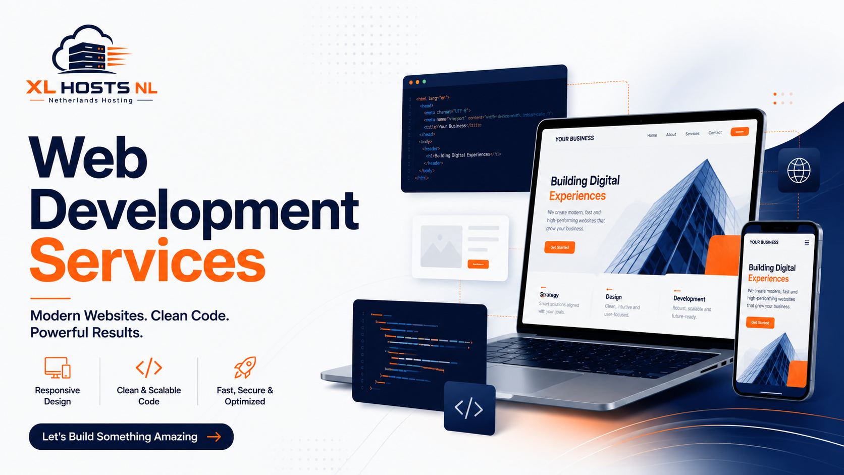 Web development services XL Hosts
